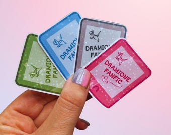 Dramione Fanfiction Sticker: Holographic Kindle Decal, Manacled, Alchemised