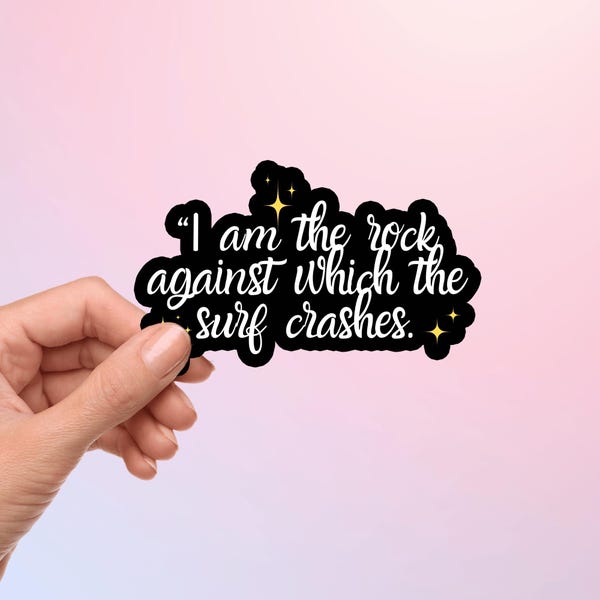 ACOTAR Valkyries Quote Sticker, SJM Bookish Merch, Nesta Archeron, A Court of Silver Flames