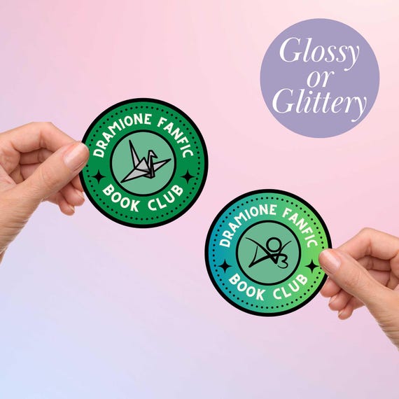 Dramione Fanfic Sticker, AO3 Inspired Decal - Booktok Merch