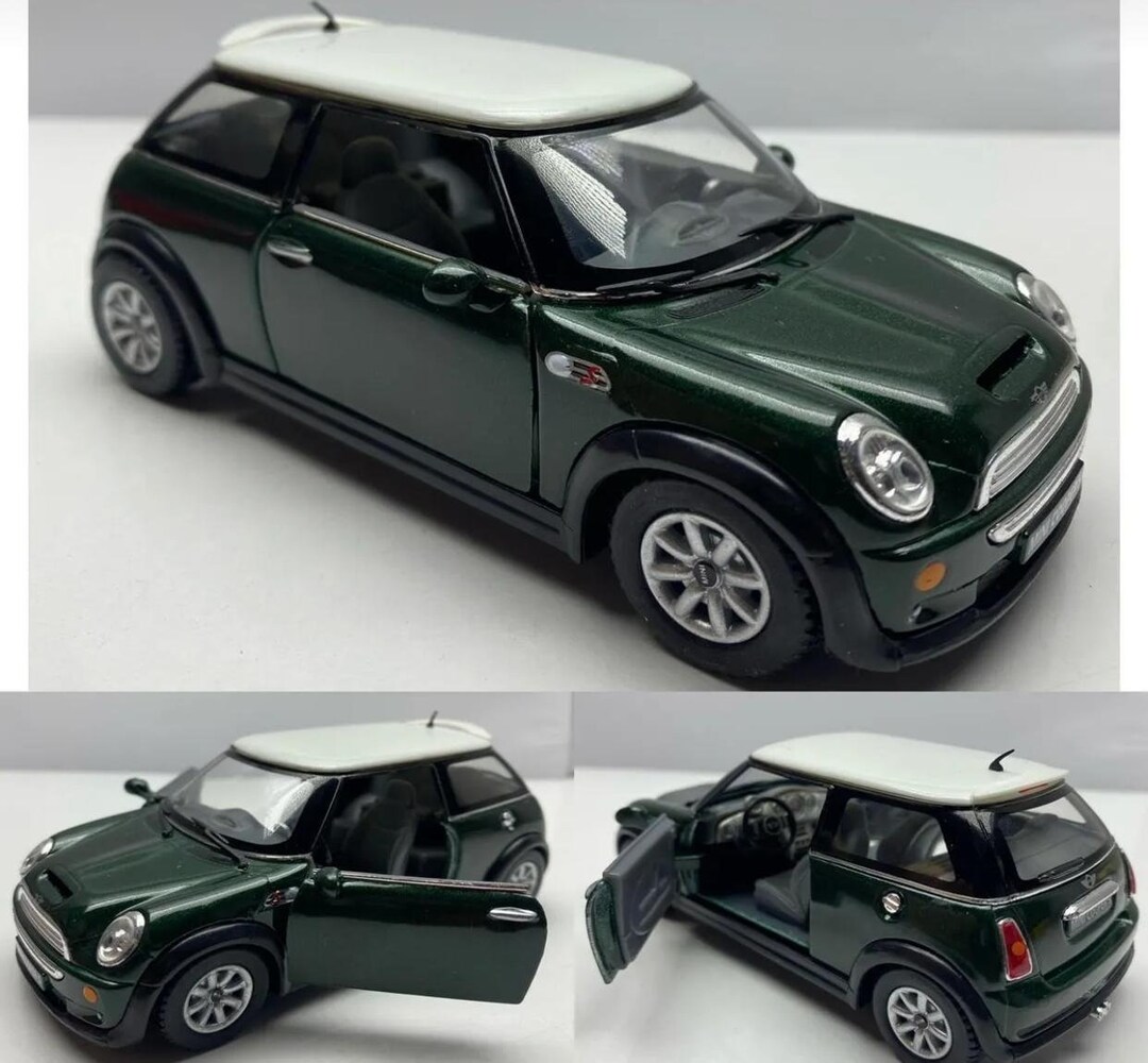 Mini Cooper Pull Back Model Car Licensed 136 Scale Car Etsy