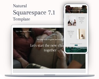 Luxury Squarespace Template | Elegant Website Design | Premium Theme | Feminine Squarespace Website | Luxurious Branding | Wix Business Page