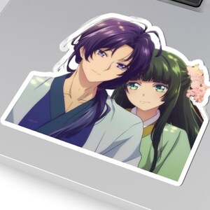 The Apothecary Diaries sticker, Maomao and Jinshi sticker, Maomao sticker, Cute anime, Chibi, Gift for her, Gift for him, Aesthetic merch 02