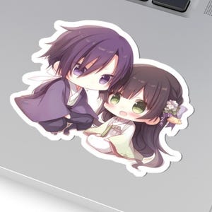 The Apothecary Diaries sticker, Maomao and Jinshi sticker, Maomao sticker, Cute anime, Chibi, Gift for her, Gift for him, Aesthetic merch 07