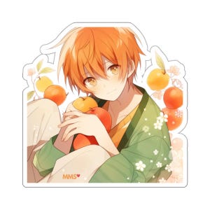 Fruits Basket Stickers Fruits Basket Anime Tohru Honda Kyo Sohma Tohru Kyo Fruits Basket Chibi Merch Gift for her Gift for him 22