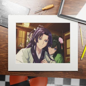 Apothecary Diaries Art Print: Maomao & Jinshi, Anime Inspired Wall Decor