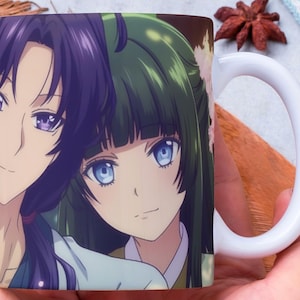 Apothecary Diaries Anime Mug: Maomao & Jinshi Ceramic Coffee Cup
