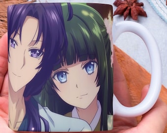 Apothecary Diaries Anime Mug: Maomao & Jinshi Ceramic Coffee Cup