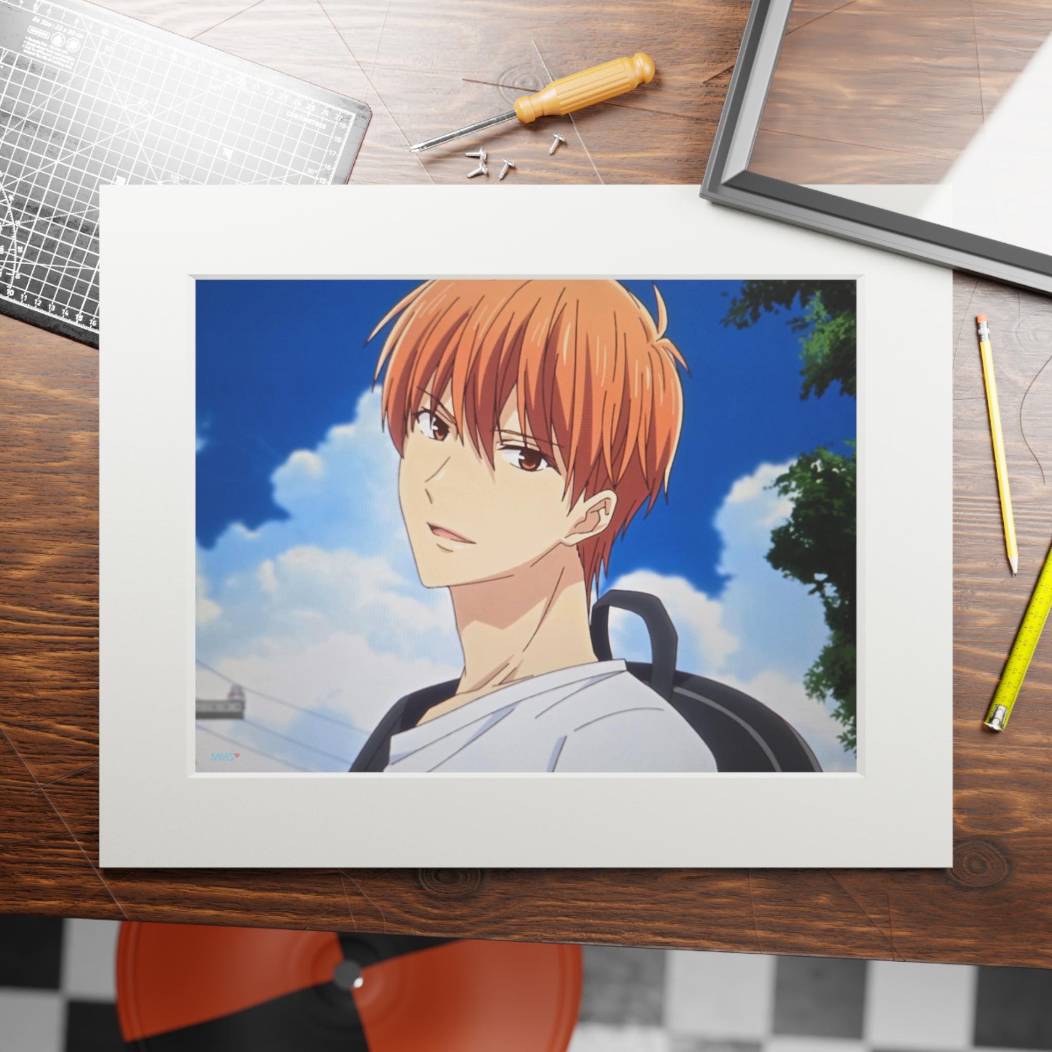 Fruits Basket Anime, Fruits Basket Kyo poster, Tohru and Kyo wall print, Fruits Basket Tohru poster, Kyo Sohma, Gift for Him Her 03
