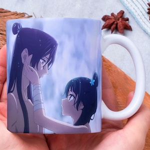 Apothecary Diaries Anime Mug: Maomao & Jinshi Chibi Design