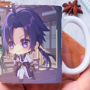 The Apothecary Diaries Anime Inspired Mug Maomao Jinshi Chibi Apothecary Merch Gift for her Gift for him, Valentines gift idea Anime gift 04