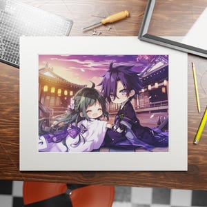 Apothecary Diaries Anime Art Print: Maomao & Jinshi, Elegant Home Decor