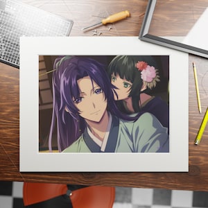 Apothecary Diaries Art Print: Maomao & Jinshi, Anime Inspired Wall Decor