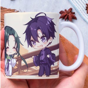 Apothecary Diaries Mug: Maomao & Jinshi Chibi Anime Gift