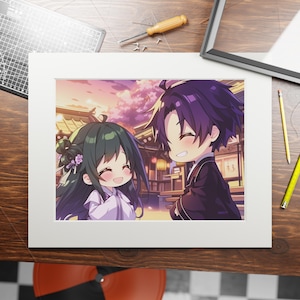 Apothecary Diaries Art Print: Maomao & Jinshi, Anime Inspired Wall Decor