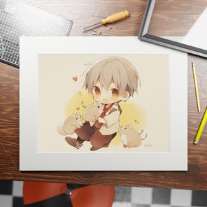 Fruits Basket Anime, Fruits Basket Kyo poster, Tohru and Kyo wall print, Fruits Basket Tohru poster, Kyo Sohma, Gift for Him Her 15