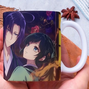 The Apothecary Diaries Anime Inspired Mug Maomao Jinshi Apothecary Merch Gift for her Gift for him, Valentines gift idea Anime gift 10