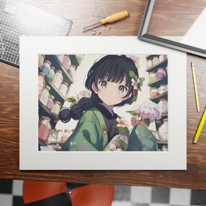 Apothecary Diaries Anime Art Print: Maomao & Jinshi, Elegant Home Decor