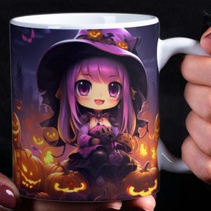 Halloween Mug, Spooky Mug, Halloween Decor, Halloween Cup, Halloween Cute Mug 005