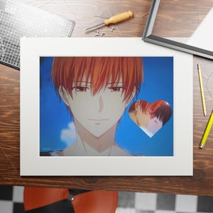 Fruits Basket Anime, Fruits Basket Kyo poster, Tohru and Kyo wall print, Fruits Basket Tohru poster, Kyo Sohma, Gift for Him Her 02