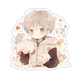 Fruits Basket Stickers Fruits Basket Anime Tohru Honda Kyo Sohma Tohru Kyo Fruits Basket Chibi Merch Gift for her Gift for him 12