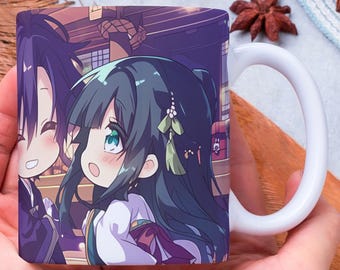 The Apothecary Diaries Mug: Maomao & Jinshi Chibi Anime Gift