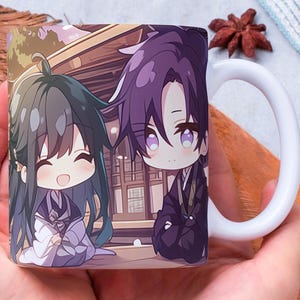 Apothecary Diaries Mug: Maomao & Jinshi Chibi Anime Gift