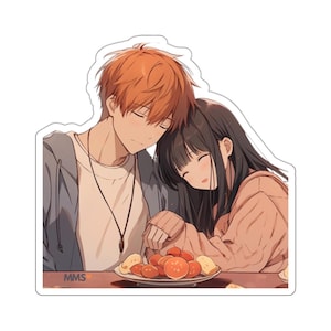 Fruits Basket Stickers Fruits Basket Anime Tohru Honda Kyo Sohma Tohru Kyo Fruits Basket Chibi Merch Gift for her Gift for him 07