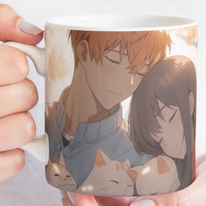 Obstkorb Anime Tasse - Süßes und schrulliges Trinkgefäß - Einzigartige Geschenkidee Tasse 019