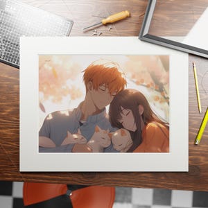 Fruits Basket Anime, Fruits Basket Kyo poster, Tohru and Kyo wall print, Fruits Basket Tohru poster, Kyo Sohma, Gift for Him Her 10