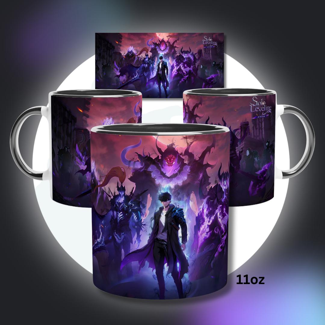 Solo Leveling Anime Inspired Mug Gift for him Gift for her Sung Jinwoo Solo Leveling Merch Sung Jin-Woo Mug Anime Mug gift idea 01