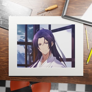 The Apothecary Diaries Anime Inspired Art Print Wall Print Fan Art Apothecary Merch Gift for her Gift for him Maomao & Jinshi Poster 18
