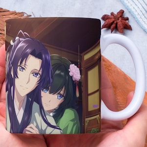 The Apothecary Diaries Anime Inspired Mug Maomao Jinshi Apothecary Merch Gift for her Gift for him, Valentines gift idea Anime gift 12