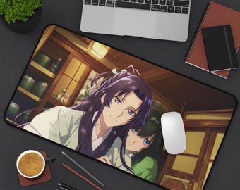 Apothecary Diaries Desk Mat: Maomao & Jinshi Anime Gaming Mousepad