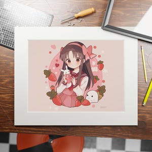 Fruits Basket Anime, Fruits Basket Kyo poster, Tohru and Kyo wall print, Fruits Basket Tohru poster, Kyo Sohma, Gift for Him Her 14