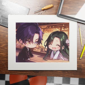 Apothecary Diaries Anime Art Print: Maomao & Jinshi Poster