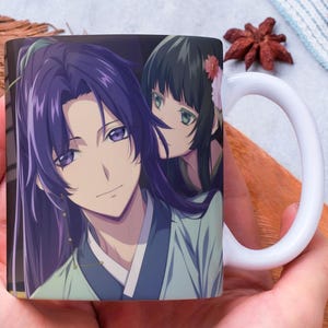 The Apothecary Diaries Anime Inspired Mug Maomao Jinshi Apothecary Merch Gift for her Gift for him, Valentines gift idea Anime gift 14