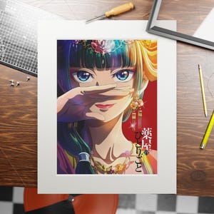 Apothecary Diaries Anime Art Print: Maomao & Jinshi, Elegant Home Decor