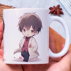 Obstkorb Anime Becher, Hatori, Hatori Sohma, Chibi, Furuba Merch, Geschenkidee Valentinstag, Geschenke für sie, Geschenke für ihn Kawaii 041
