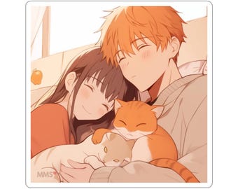 Fruits Basket Stickers Fruits Basket Anime Tohru Sticker Kyo Sticker Yuki Sohma Sticker 05