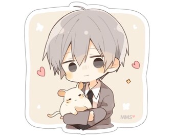 Fruits Basket Stickers Fruits Basket Anime Tohru Honda Kyo Sohma Tohru Kyo Fruits Basket Chibi Merch Gift for her Gift for him 19