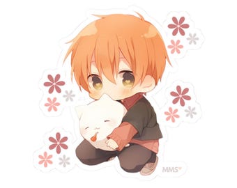 Fruits Basket Stickers Fruits Basket Anime Tohru Honda Kyo Sohma Tohru Kyo Fruits Basket Chibi Merch Gift for her Gift for him 20