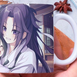 The Apothecary Diaries Mug: Maomao & Jinshi Chibi Anime Gift