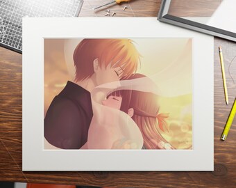 Fruits Basket Anime, Fruits Basket Kyo poster, Tohru and Kyo wall print, Fruits Basket Tohru poster, Kyo Sohma, Gift for Him Her 12