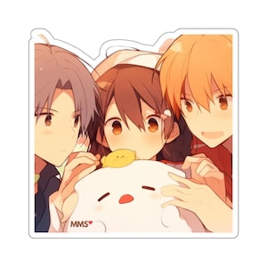 Fruits Basket Stickers Fruits Basket Anime Tohru Honda Kyo Sohma Tohru Kyo Fruits Basket Chibi Merch Gift for her Gift for him 03