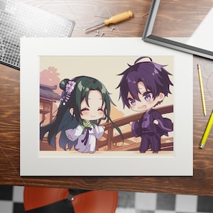 Apothecary Diaries Anime Art Print: Maomao & Jinshi, Elegant Home Decor