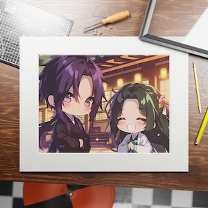 Apothecary Diaries Art Print: Maomao & Jinshi, Anime Inspired Wall Decor