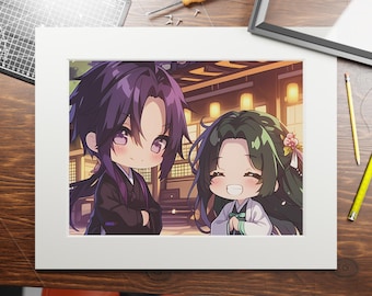 Apothecary Diaries Art Print: Maomao & Jinshi, Anime Inspired Wall Decor