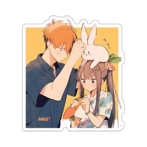 Fruits Basket Stickers Fruits Basket Anime Tohru Honda Kyo Sohma Tohru Kyo Fruits Basket Chibi Merch Gift for her Gift for him 016