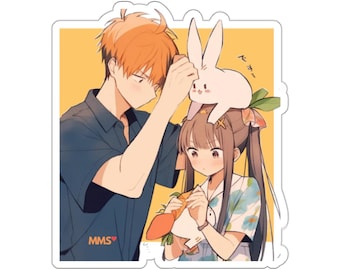 Fruits Basket Stickers Fruits Basket Anime Tohru Honda Kyo Sohma Tohru Kyo Fruits Basket Chibi Merch Gift for her Gift for him 016