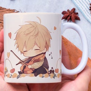 Fruits Basket Anime Mug, Momiji Sohma, Furuba Merch, Chibi, Valentines gift idea, gifts for her gifts for him Kawaii 043